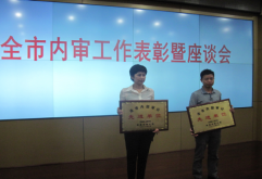 集团荣获“全市内部审计先进单位”荣誉称号