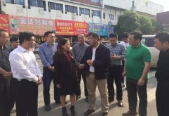 春意俨然，大地生辉，4月24日下午，江西省爱卫办主任李增明、南昌市政府副秘书长魏小俊、南昌市爱卫办主任徐国水等省市区及洪城商圈领导一行莅临洪城大市场