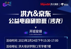 “共谋数字产业，共创产业数字”洪大电商公益研修班开班啦！