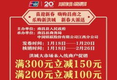 乐购新洪城“兔”你欢心，新洪城大市场消费券来了！