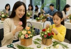 免费报名！亲子花艺DIY温馨上线，解锁洪博会遛娃新方式