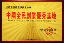 2007年中国全民创业优秀基地