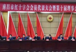 洪大集团被南昌市红十字会授予2019-2020年“红十字人道救助功勋单位银牌”荣誉,洪大集团党委副书记王跃军代表洪大集团参加会议并上台领奖。