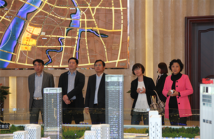 香港招商局郭健首席执行官一行莅临 新洪城大市场项目参观考察