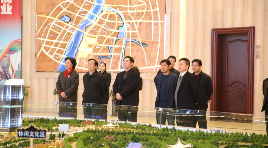 中国工商银行江西省分行行长倪百祥一行 考察江西洪大集团