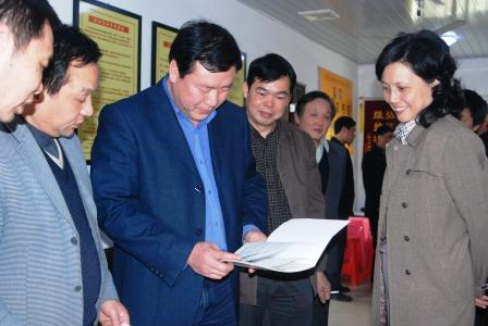 省委组织部胡国庆处长来我司检查指导党建工作
