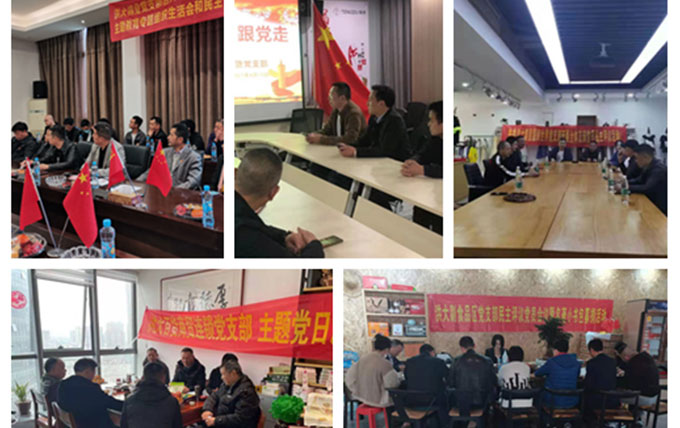 洪大商会党总支各支部召开组织生活会和开展民主评议党员工作